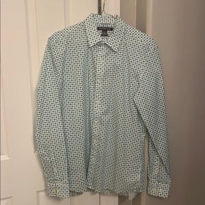 Michael Kors Trim Stretch Dress Shirt